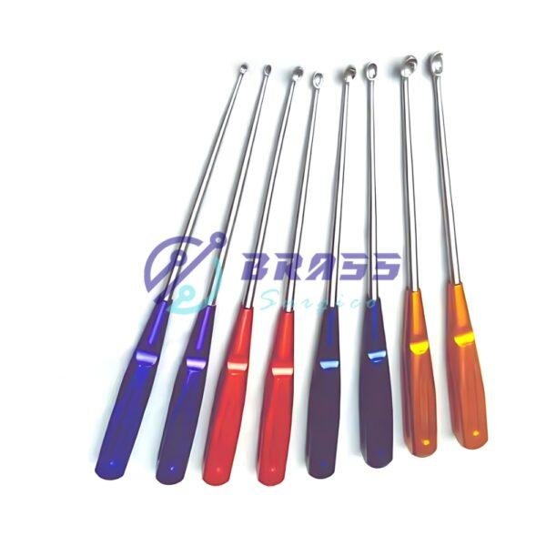 Rainbow Cervical Curettes