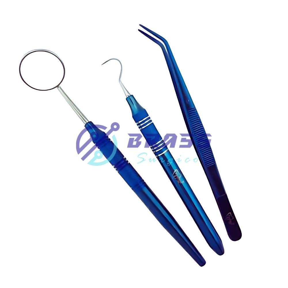 Intro Exam Set in Brass Surgico Blue Titanium Intro Exam Set in Brass Surgico Blue Intro Exam Set in Brass Surgico Blue Titanium